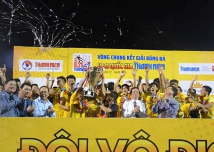 Hà Nội lên ngôi vô địch U21 quốc gia Báo Thanh niên