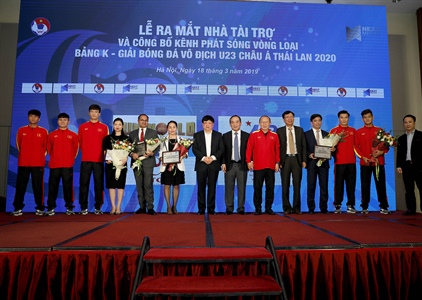 Ra mắt nhà tài trợ và công bố kênh phát sóng Giải bóng đá U23 châu Á