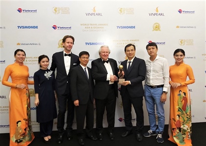Việt Nam năm thứ 2 liên tiếp nhận giải thưởng Điểm đến hàng đầu châu Á