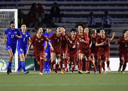 Đội tuyển nữ Việt Nam vươn lên hạng 32 thế giới