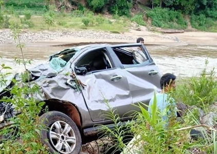 Nghệ An: Lật xe xuống vực, ba giáo viên vùng cao gặp nạn