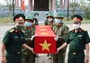 TT-Huế: Đón nhận 14 hài cốt liệt sĩ hy sinh tại Lào về nước