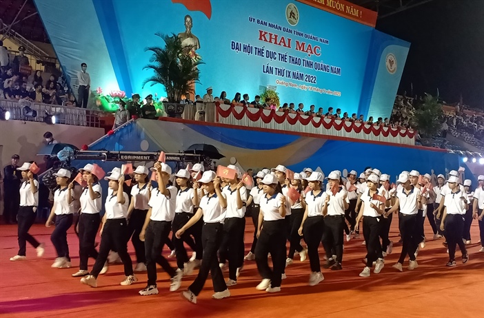 Khai mạc Đại hội TDTD tỉnh Quảng Nam lần thứ IX năm 2022