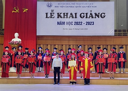 Học viện Âm nhạc Quốc gia Việt Nam bước vào một mùa ươm mầm tài năng âm...