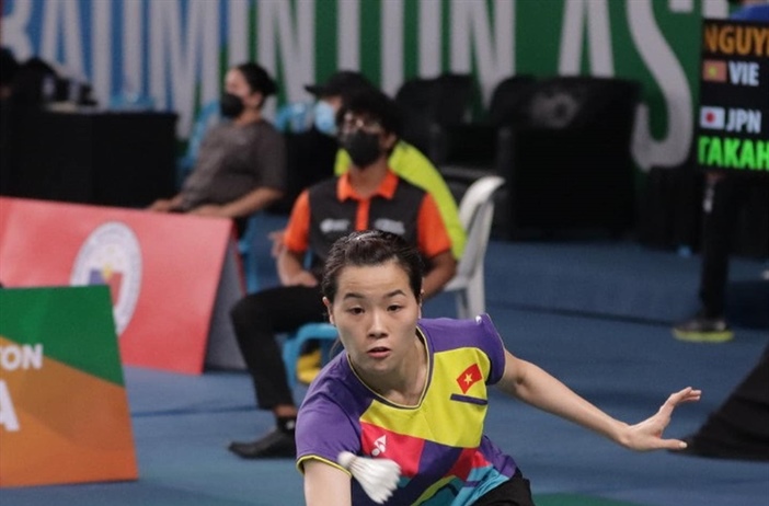 Thuỳ Linh gặp Vũ Thị Trang tại bán kết Vietnam Open 2022