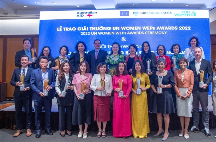 15 doanh nghiệp Việt Nam được trao giải thưởng nhờ thúc đẩy bình đẳng giới