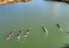Kon Tum: Rộn ràng ngày hội đua thuyền độc mộc trên sông Pô Cô