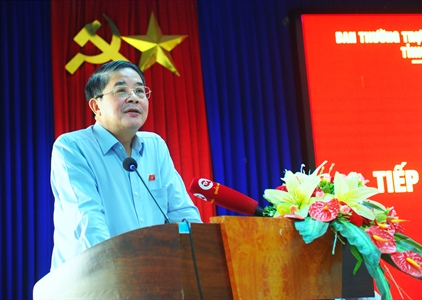 Phó Chủ tịch Quốc hội Nguyễn Đức Hải tiếp xúc cử tri đảo Cù Lao Chàm-...