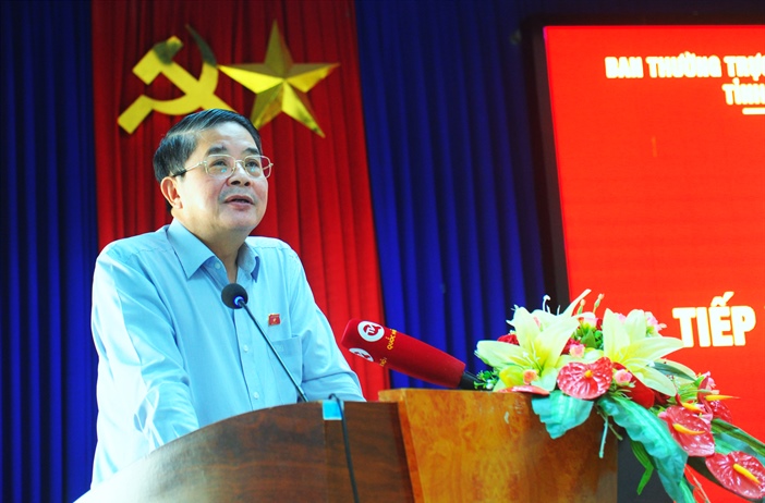 Phó Chủ tịch Quốc hội Nguyễn Đức Hải tiếp xúc cử tri đảo Cù Lao Chàm-...