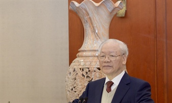 Tổng Bí thư Nguyễn Phú Trọng chủ trì họp Tiểu ban Văn kiện Đại hội XIV...